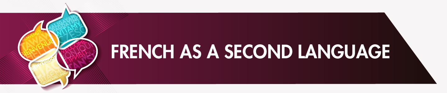 French as a Second Language Banner