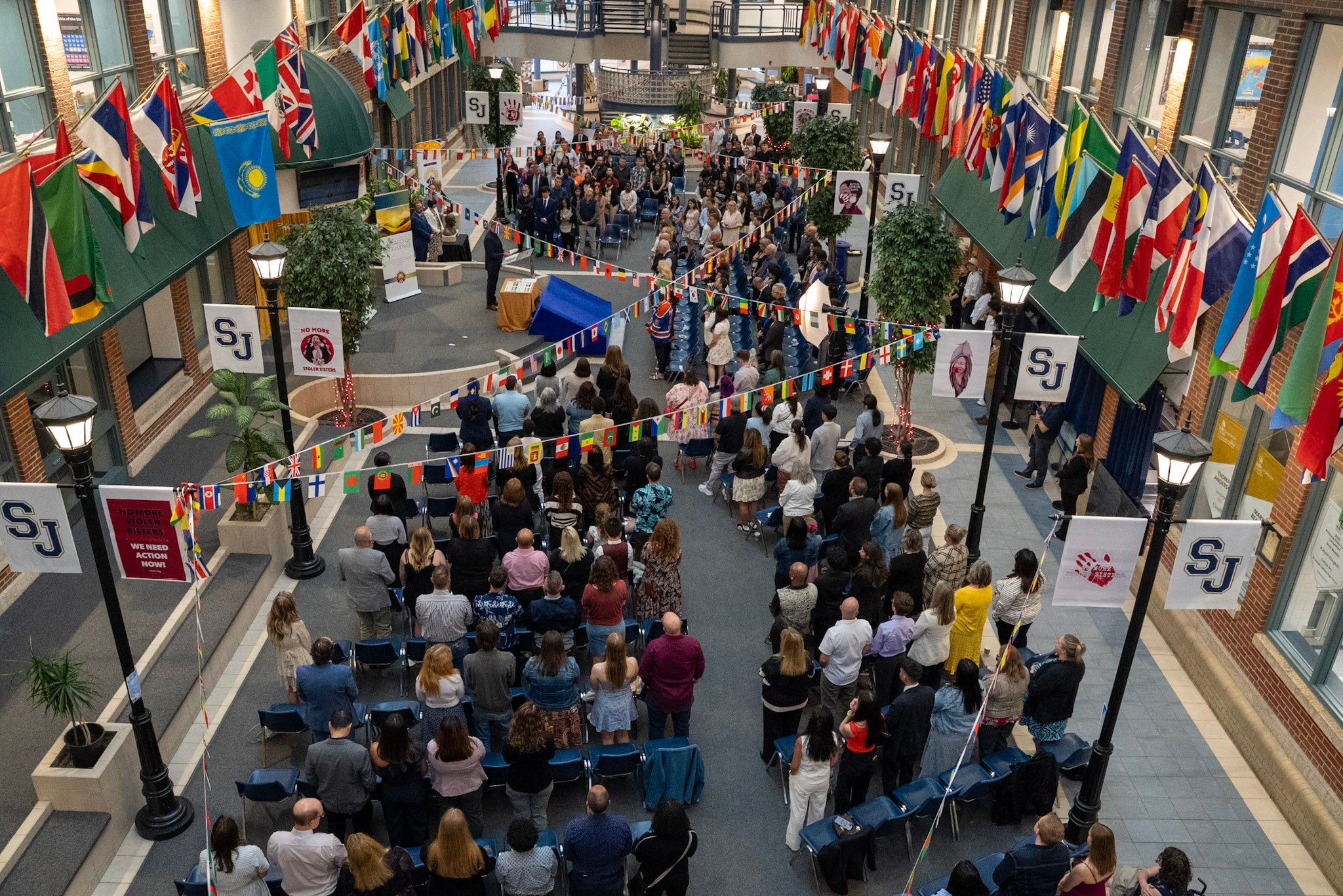 Wide shot Chief Superintendent's Award of Excellence event