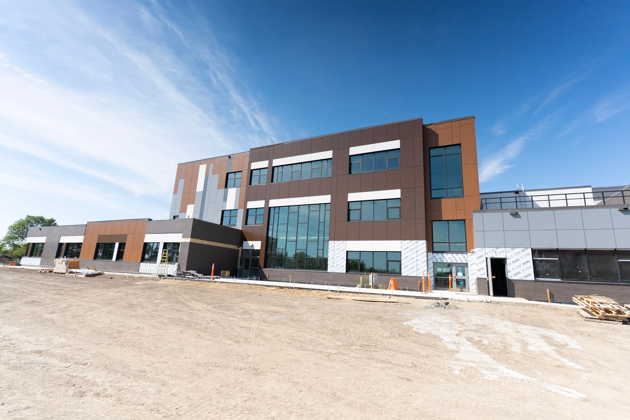 An exterior view of Blessed Carlo Acutis High School